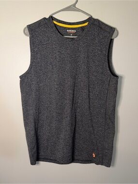 bonobos size medium mens heather grey muscle tank top active gym run walk